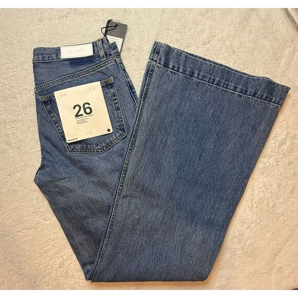 Re/Done 70s Low Rise Bell Bottom Jeans Women's 26 Flared NWT $295 - Picture 11 of 12